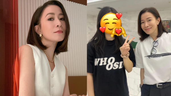 佘詩曼廣州被捕獲真實素顏樣！49歲狀態引網民熱議！