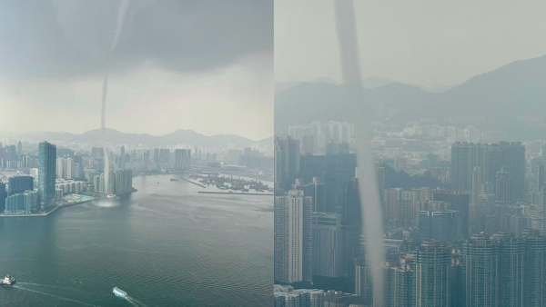 水龍捲襲港｜林超英憶70年代香港曾現水龍捲 海洋公園纜車險被拋離墜下