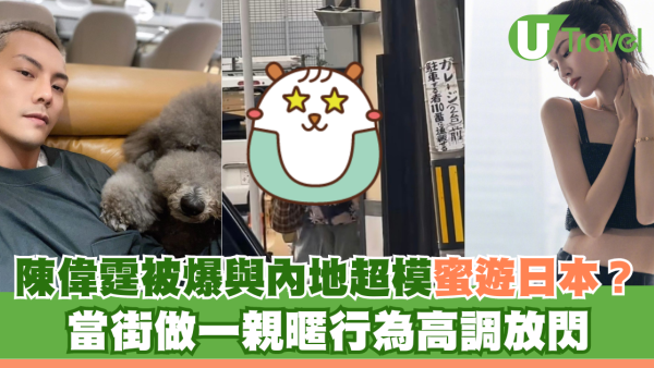 陳偉霆被爆與內地超模蜜遊日本？ 當街做一親暱行為高調放閃