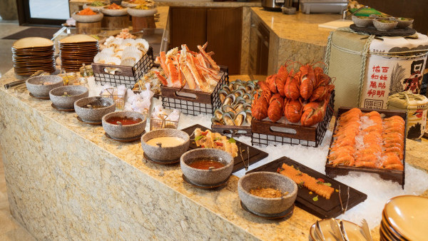 紅磡嘉里酒店Kerry Hotel自助餐買一送一！任食龍蝦／長腳蟹／和牛／飛驒牛壽喜燒$251起