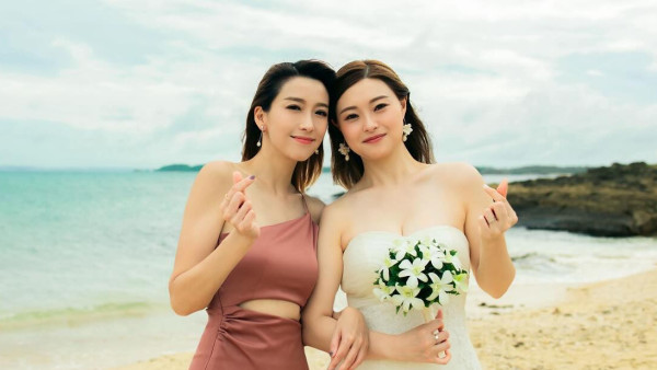 姚子羚IG公開細妹婚禮靚相！主播妹妹饒慧珊高顏值不輸明星家姐