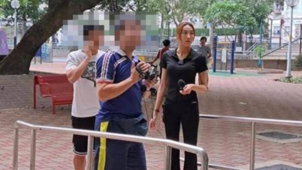 東張西望｜黎寬怡葵涌採訪遇襲！攝影師被壓倒在地受傷 攝影器材被毀