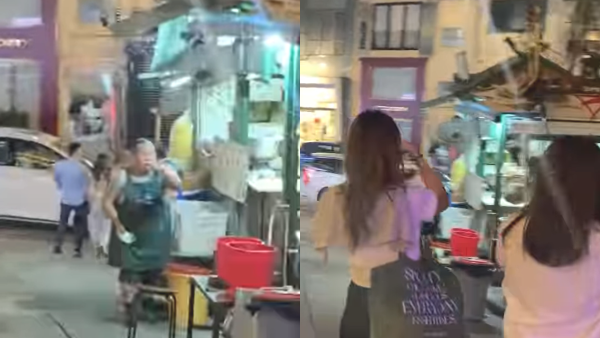 中環街邊打卡遭老闆爆粗狂鬧！一旁甜品舖店內貼告示唔俾影相！網民力撐少女無錯：條街佢㗎？