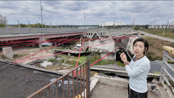 戰場上｜黎芷珊到訪烏克蘭首都基輔周邊戰場 七人家庭冬天瑟縮地下室避難兩星期