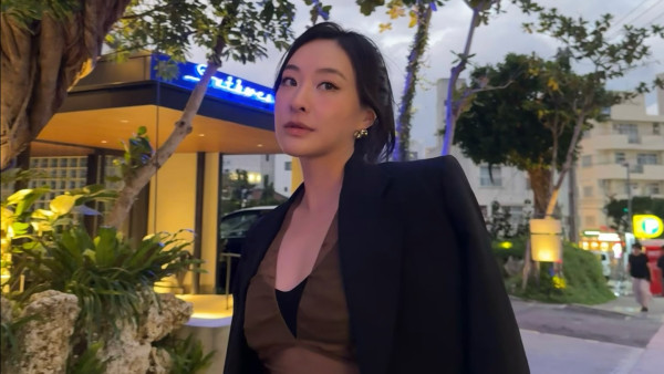 陳瀅與男性密友同遊沖繩 曬頭貼頭合照惹新戀情疑雲