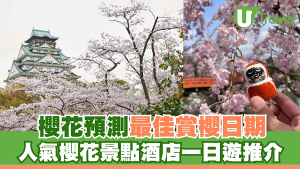 大阪櫻花2026｜大阪櫻花最新開花預測最佳觀賞期！附人氣大阪櫻花景點10大推介
