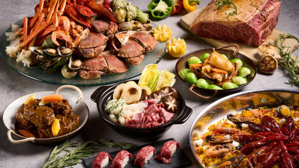 聖誕自助餐｜尖沙咀金域假日酒店買一送一優惠！$285任食凍蟹／和牛西冷／炒龍蝦鉗