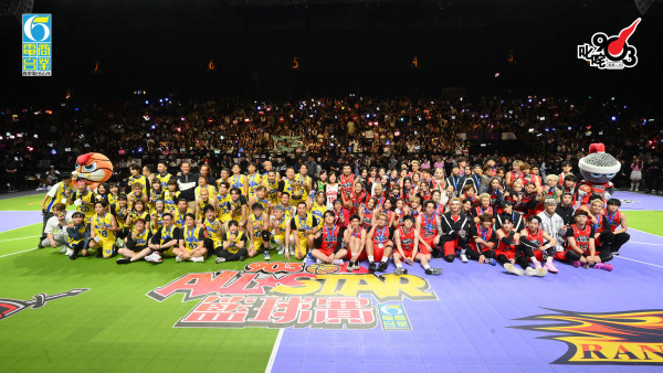 903籃球賽2024｜姜濤Aska張馳豪破天荒兩台藝人同場 鏡頭後握手密斟互動片段瘋傳