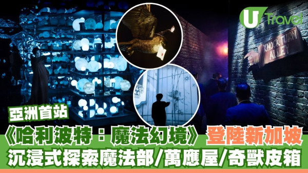 新加坡《哈利波特：魔法幻境》｜沉浸式互動體驗！重現魔法部/萬應屋/奇獸皮箱