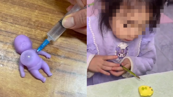 新興針筒玩具席捲香港！人形公仔配注射器玩法如「打空氣針」惹爭議