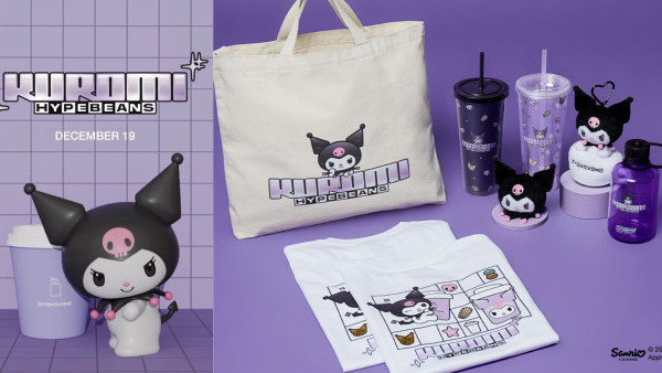 Hypebeans x Kuromi 聯乘主題咖啡店登場！限定美食！獨家商品絨毛公仔/ 隨行水杯/ T恤