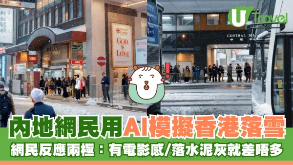 歐洲預報1月恐跌穿5度 外國人崩潰香港濕凍世一凍過落雪 AI雪景圖應景瘋傳