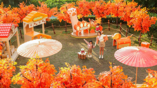 將軍澳澳南海岸聖誕與毛孩賞楓｜設9大寵物打卡區/工作坊/市集 設抽獎贈寵物造型服務