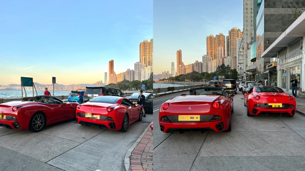 父子揸法拉利跑車任人影相1個舉動感動內地女：對港人好感度倍增