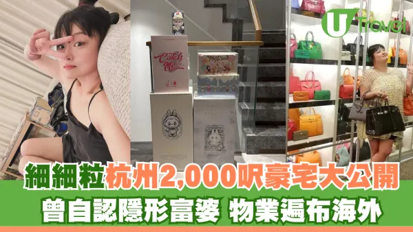 細細粒杭州2,000呎豪宅大公開 曾自認隱形富婆 物業遍布海外