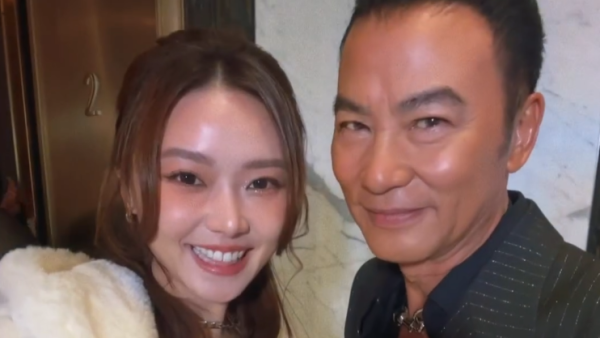 戴祖儀頒獎禮偶遇任達華合照 大纜都扯唔埋原來28年前因一事結緣