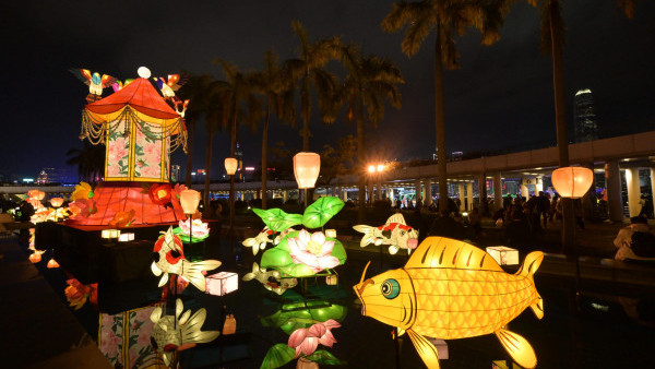 元宵綵燈會｜香港文化中心即日至2.12 可愛熊貓松鼠綵燈慶元宵 每晚6至11時亮燈