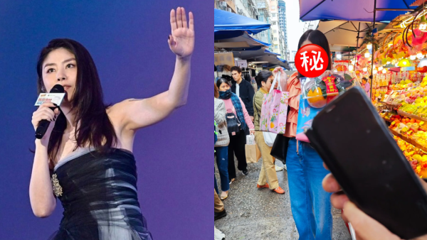 陳慧琳旺角行街市真實生圖曝光 辦年貨做「市民陳小姐」一細節令街坊驚訝