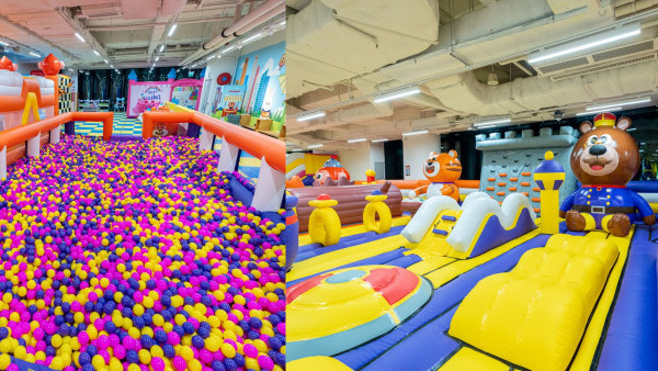 啟德室內遊樂場Bouncetopia 8,000呎場地大升級！全新12大障礙遊戲 大型波波池/充氣彈床