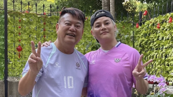 保錡年初一晒與陳百祥拜年合照遭圍剿 終刪相撰86字道歉：對不起大家