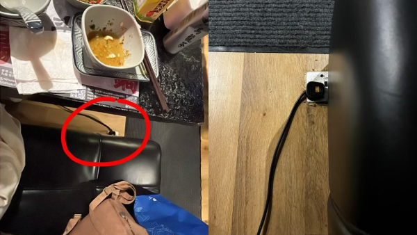 港女打邊爐險被燒裙極驚險！電掣位傳出燶味伴隨藍火閃燃！餐廳回應遭圍轟！