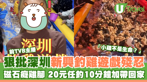 前TVB主播狠批深圳新興釣雞遊戲 20元任釣10分鐘仲可帶回家引網民熱議