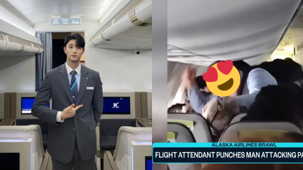 空少保護乘客出拳制伏失控男！超有型外貌爆紅！獲封成熟版美國隊長