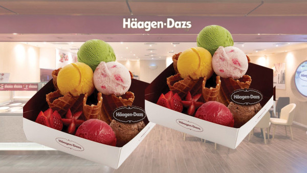 Häagen-Dazs雪糕窩夫買一送一優惠！情人節適用！$46起包5球自選雪糕