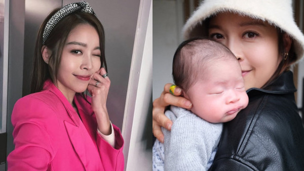 賴慰玲細仔滿月曬溫馨合照！辣媽單手抱B超霸氣  嘟嘴錫錫愛意爆棚