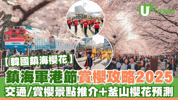 鎮海櫻花2025｜鎮海軍港節一日遊 交通攻略+5大賞櫻景點推介！附花期預測