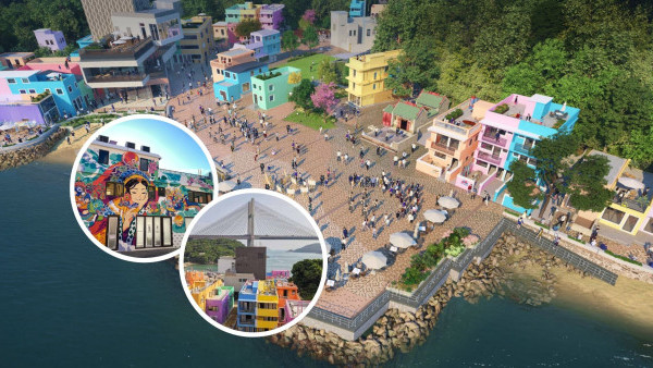 【馬灣1868】馬灣新地標「港版五漁村」！海島度假區+彩虹小屋+藝術壁畫新景點