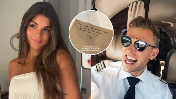 機師表白美女KOL！餐紙留一句英文勁浪漫！寫漏1點結局大反轉！