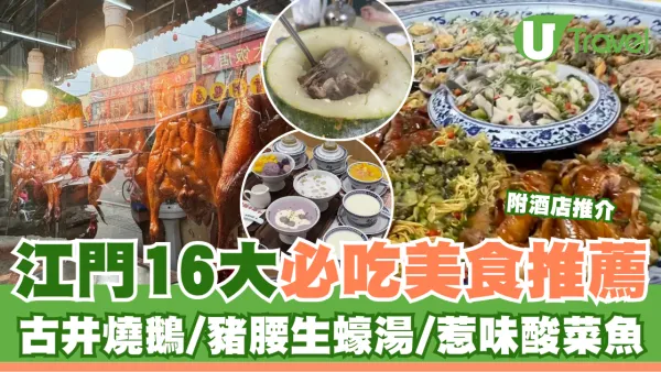江門美食｜江門16大必吃美食推薦 古井燒鵝/豬腰生蠔湯/惹味酸菜魚 附酒店推介