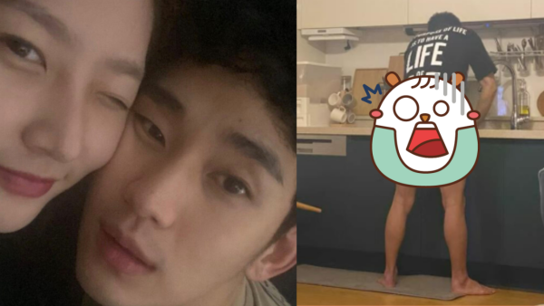 金秀賢「下衣失蹤洗碗相」終公開！將陸續釋出更大尺度照片/影片