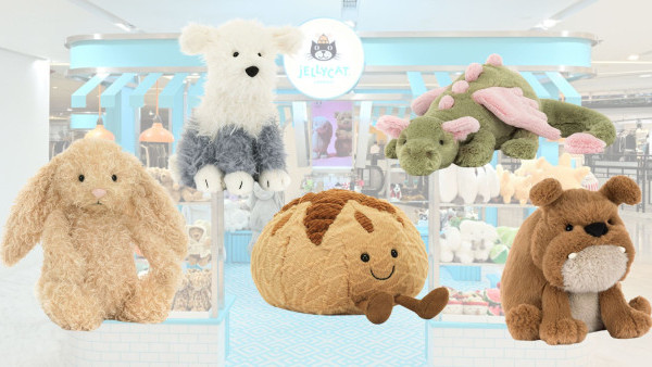 Jellycat新品4月登場！抹茶櫻花龍討論度高 全新酸種麵包/絕版卷毛兔兔回歸