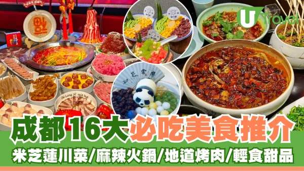 成都16大必吃美食推介 米芝蓮川菜/麻辣火鍋/地道烤肉/輕食甜品