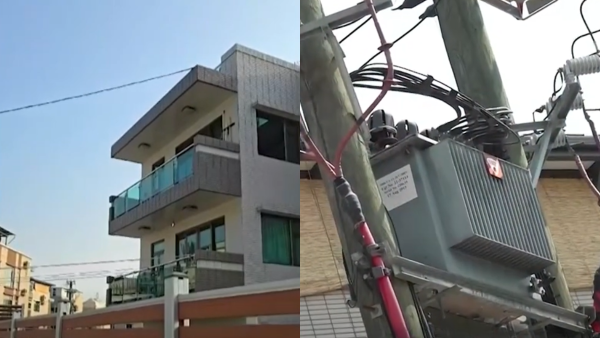 東張西望︱元朗村屋住戶架空駁電線為電動車充電！橫跨整片空地 鄰居憂存安全隱患！機電工程署咁回應...