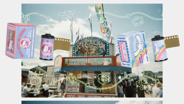 Sanrio特效菲林/菲林相機！復古風配玉桂狗/Hello Kitty等可愛邊框