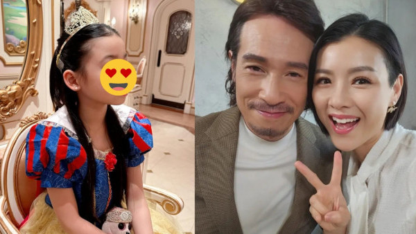 陳茵媺8歲細女五官標緻獲網民讚「真人版白雪」暴風成長愛穿公主裙承繼媽媽美貌！