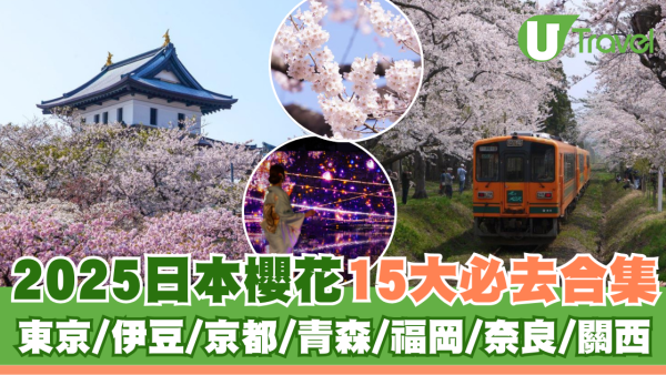 2025日本15大必去賞櫻景點！東京/伊豆/京都/青森/福岡/奈良/關西
