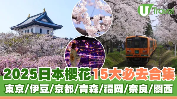 2025日本15大必去賞櫻景點！東京/伊豆/京都/青森/福岡/奈良/關西