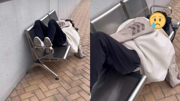 《愛回家》力捧小生疑疲勞過度瞓露天長凳遭偷拍 戶外生圖流出被指似流浪漢