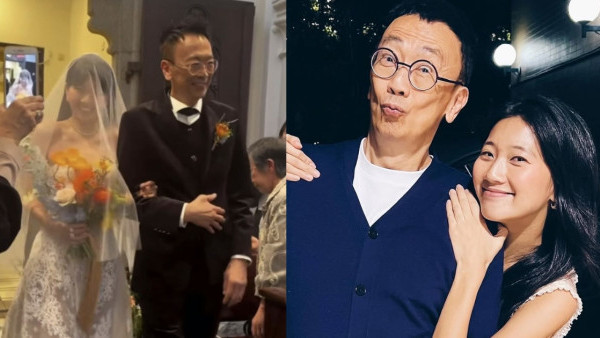 鄭丹瑞大女鄭瑤在港補辦婚宴豪晒巨型龍鳳鈪閃爆全場！坐勞斯萊斯花車再拖爸爸行禮！