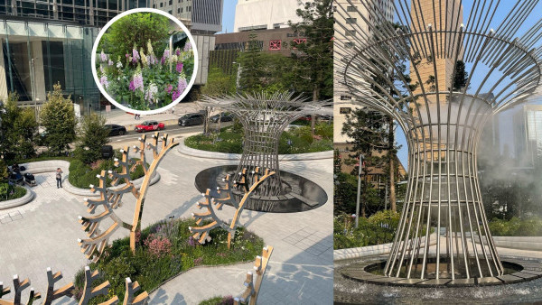 中環The Henderson藝術花園公眾開放！展出大型藝術作品+打造蝴蝶友善生態環境
