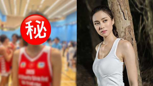 劉穎鏇打籃球近距離真實生圖曝光 大批中學生簇擁圍住集郵：「真人很美」