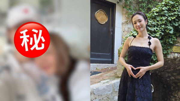 王君馨懷孕8個月挺巨肚晒真實素顏 與閨蜜鍾嘉欣同框膚質震驚網民