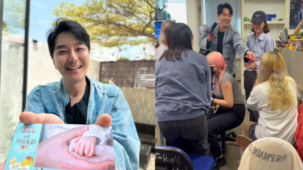 蕭正楠首度公開BB乳名幸福滿瀉 返TVB洗樓式派薑醋場面熱鬧溫馨