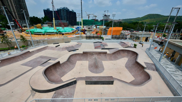 粉嶺安樂門街遊樂場全新啟用！逾3,800平方米 設極限運動設施碗型場地