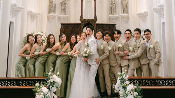 鄧卓殷郭子豪婚禮絕密相片曝光兄弟姊妹團 僅一位圈中人！何廣沛曾澄清無不和惹揣測