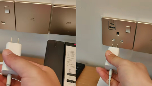 遊港內地男不滿香港酒店用三腳插 批香港科技落後！網民：有USB又唔用？ 